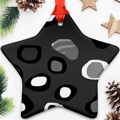 Gray abstract pattern Ornament (Star) 