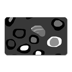 Gray abstract pattern Magnet (Rectangular)