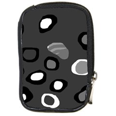 Gray abstract pattern Compact Camera Cases