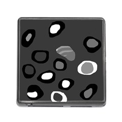 Gray abstract pattern Memory Card Reader (Square)