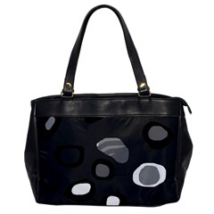 Gray abstract pattern Office Handbags