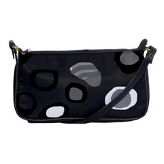 Gray abstract pattern Shoulder Clutch Bags