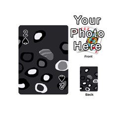 Gray abstract pattern Playing Cards 54 (Mini) 