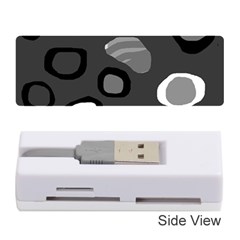 Gray abstract pattern Memory Card Reader (Stick) 