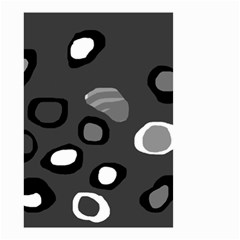 Gray abstract pattern Small Garden Flag (Two Sides)