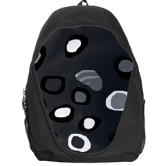 Gray abstract pattern Backpack Bag