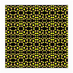 Dots Pattern Yellow Medium Glasses Cloth by BrightVibesDesign