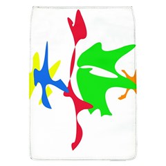 Colorful Amoeba Abstraction Flap Covers (l)  by Valentinaart