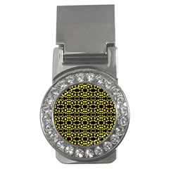 Dots Pattern Yellow Money Clips (cz)  by BrightVibesDesign