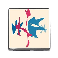 Decorative Amoeba Abstraction Memory Card Reader (square)