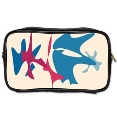 Decorative Amoeba Abstraction Toiletries Bags by Valentinaart