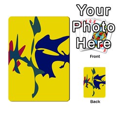 Yellow Amoeba Abstraction Multi-purpose Cards (rectangle)  by Valentinaart