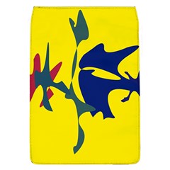 Yellow Amoeba Abstraction Flap Covers (l)  by Valentinaart