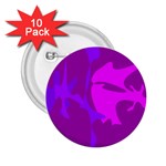 Purple, pink and magenta amoeba abstraction 2.25  Buttons (10 pack)  Front