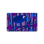 Purple bird Magnet (Name Card) Front