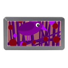 Sweet Purple Bird Memory Card Reader (mini) by Valentinaart