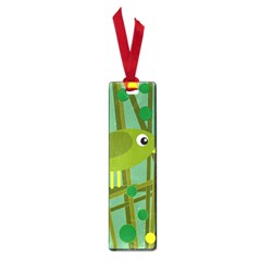 Cute Green Bird Small Book Marks by Valentinaart