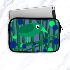 Green And Blue Bird Apple Ipad Mini Zipper Cases by Valentinaart