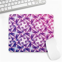 Purple Shatter Geometric Pattern Large Mousepads by TanyaDraws