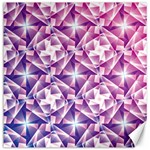 Purple Shatter Geometric Pattern Canvas 12  x 12   11.4 x11.56  Canvas - 1