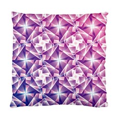 Purple Shatter Geometric Pattern Standard Cushion Case (two Sides) by TanyaDraws