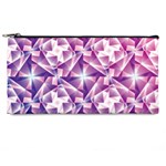 Purple Shatter Geometric Pattern Pencil Cases Front