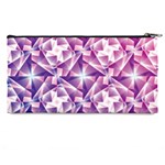 Purple Shatter Geometric Pattern Pencil Cases Back