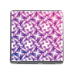 Purple Shatter Geometric Pattern Memory Card Reader (square) by TanyaDraws