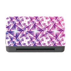 Purple Shatter Geometric Pattern Memory Card Reader With Cf by TanyaDraws