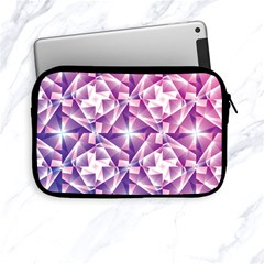 Purple Shatter Geometric Pattern Apple Ipad Mini Zipper Cases by TanyaDraws