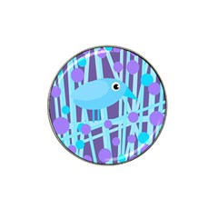 Blue and purple bird Hat Clip Ball Marker (10 pack)