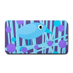 Blue and purple bird Medium Bar Mats