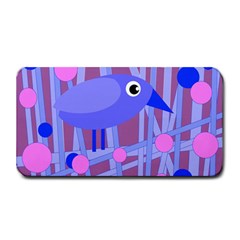 Purple And Blue Bird Medium Bar Mats by Valentinaart