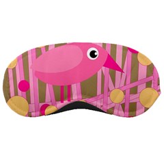 Pink Bird Sleeping Masks by Valentinaart