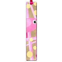 Pink Bird Large Book Marks by Valentinaart