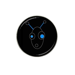 Blue Alien Hat Clip Ball Marker (4 Pack) by Valentinaart