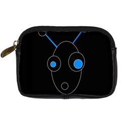 Blue Alien Digital Camera Cases by Valentinaart