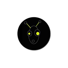 Yellow Alien Golf Ball Marker (10 Pack) by Valentinaart