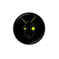 Yellow Alien Hat Clip Ball Marker (4 Pack) by Valentinaart