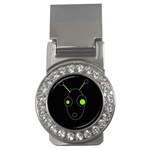 Green alien Money Clips (CZ)  Front