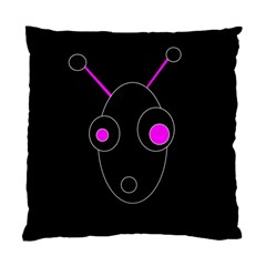 Purple Alien Standard Cushion Case (one Side) by Valentinaart