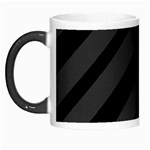 Gray and black lines Morph Mugs Left