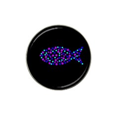 Purple Fish Hat Clip Ball Marker (10 Pack) by Valentinaart