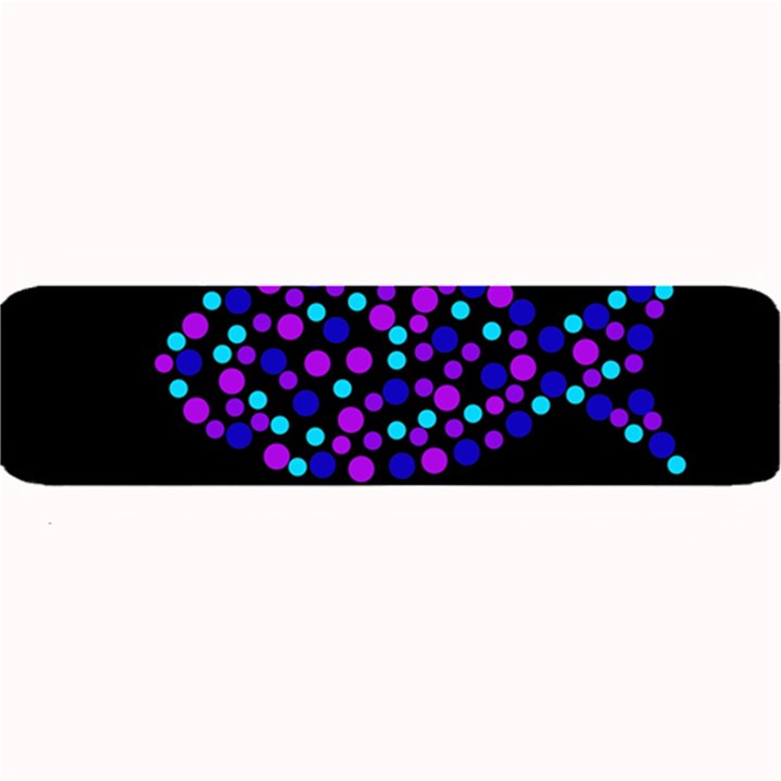 Purple fish Large Bar Mats