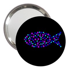 Purple Fish 3  Handbag Mirrors