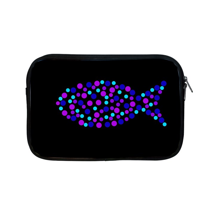 Purple fish Apple iPad Mini Zipper Cases