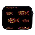 Orange fishes pattern Apple iPad 2/3/4 Zipper Cases Front