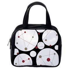 Decorative Circles Classic Handbags (one Side) by Valentinaart