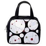 Decorative circles Classic Handbags (One Side) Front