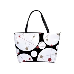 Decorative Circles Shoulder Handbags by Valentinaart